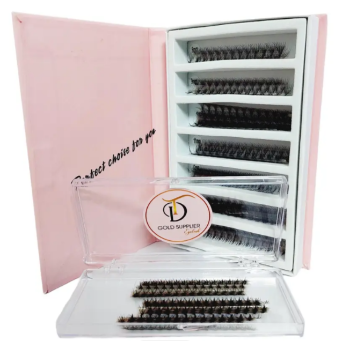 TD Lashes - ultra speed 5D Synthetic Hair Hand Made With Custom Logo Packaging Box Best Supplies Quality eyelash extension