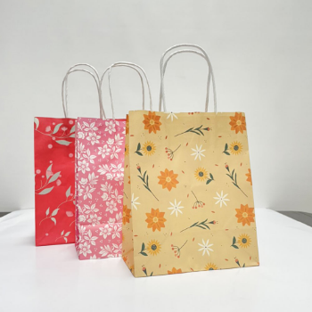 Paper Bag Kraft Competitive Price Best Quality Eco-Friendly Shopping Accessories Customized Logo Vietnam Manufacturer 8