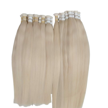 Bulk Hair Bundles Hot Sale 100% Human Hair Unprocessed Raw Virgin Remy Hair Machine Double Weft Genius Weft