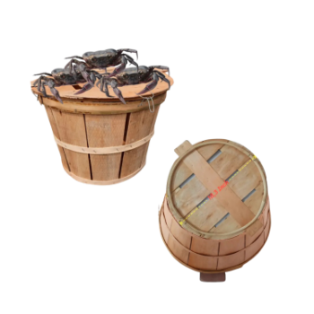 Wholesale Price Fruit Box Basket Wood Laundry Basket Storage Baskets Organizer Sustainable Eco-Friendly Material From Viet Nam