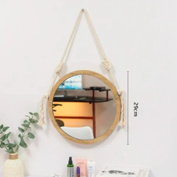 Round Makeup Mirror - GP242  Transparent makeup mirror material  , sharp reflection combined with bright LED lights for easy makeup, helping women shine more in the eyes of those around them.
