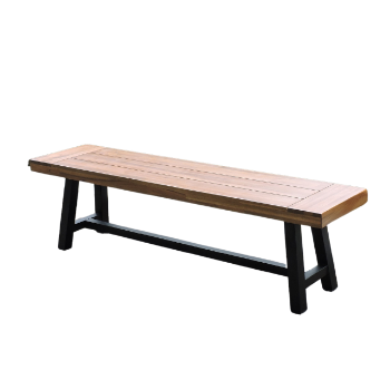 Dining Set With Cover Metal leg wooden top Outdoor Furniture Luxury Restaurant Dining Table Set High Quality Made In Vietnam