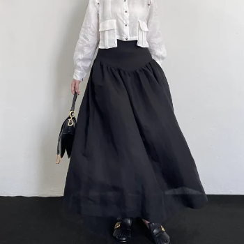 Good Quality Woman Skirts For Wholesale Maxi Long Skirts Linen For Women Reasonable Price Packed In Carton Vietnam Manufacturer Fast Delivery