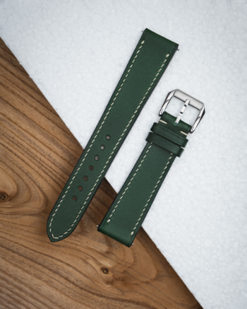 Multiple Band Width Slim Design Green Alligator Watch Strap Handcrafted Watch Band Export From Vietnam 4