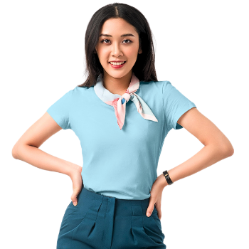 Gold Rhino Women's Clothing Ag+ Antibacterial Technology Women T-shirt 100% Cotton Hot Selling T-shirt Manufacturer Vietnam