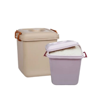 HOKORI Rice Storage Container 10L - Airtight, Moisture-Proof, Durable Food Storage Bin for Kitchen and Grain Organization