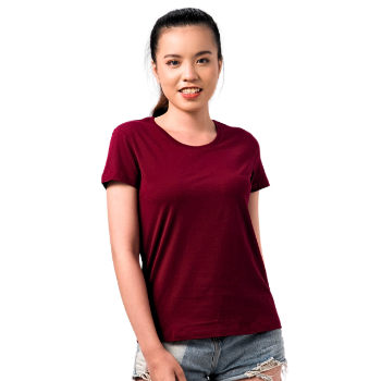 OEM ODM T-shirt Manufacturer 100% Cotton Casual Skin-friendly Gold Rhino Ag+ Women's Clothing High Quality Made In Vietnam