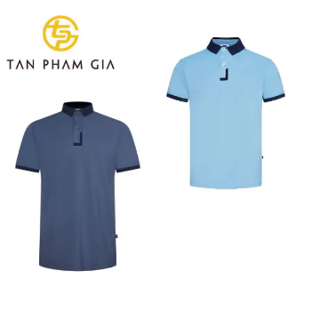 Premium Tan Pham Gia Security Uniforms Custom Logo High Quality Original Men's Polo Shirts at a Good Price