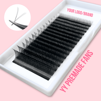 Soft Fan Eyelashes YY Premade Lash Fans Mink Best Eyelash Extensions Wholesale Price Custom Logo Private Label Low MOQ