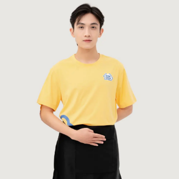 Trendy Round Neck T-Shirts: Fashionable Designs Available In Various Colors, Youthful Groups And Promotional Activities