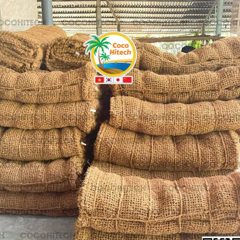 TOP COIR FIBER SHADE SAIL MADE OF 100% BIO-GRADABLE COIR FIBER USED TO PROVIDE NATURAL SHAPE 8 TOP COIR FIBER SHADE SAIL MADE OF 100% BIO-GRADABLE COIR FIBER USED TO PROVIDE NATURAL SHAPE 8