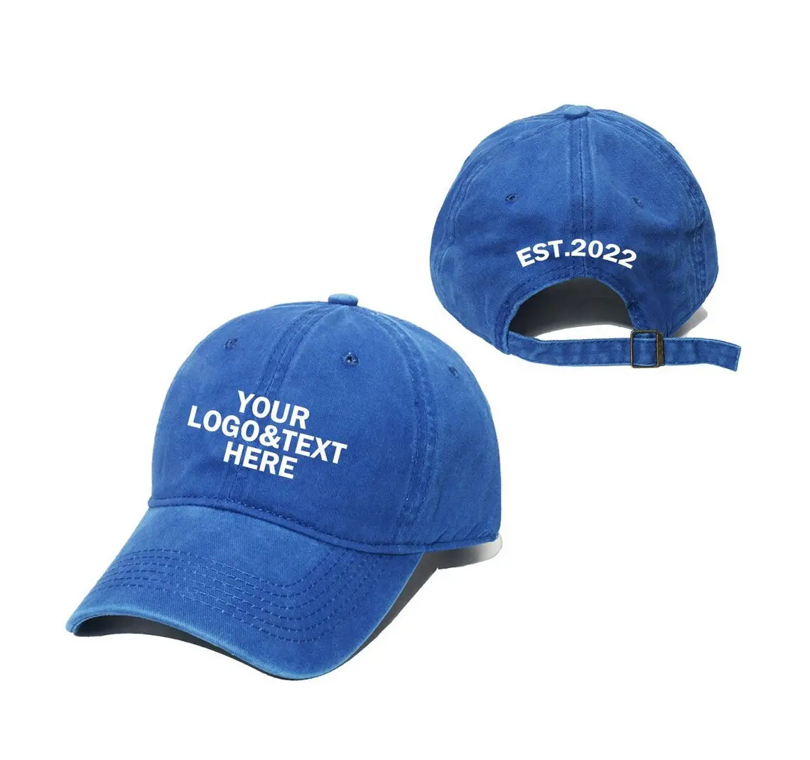 Cotton Caps Custom Embroidery Baseball Hats Embroidery With Your Own Text Or Design Cheap Promotional Sport Caps 3