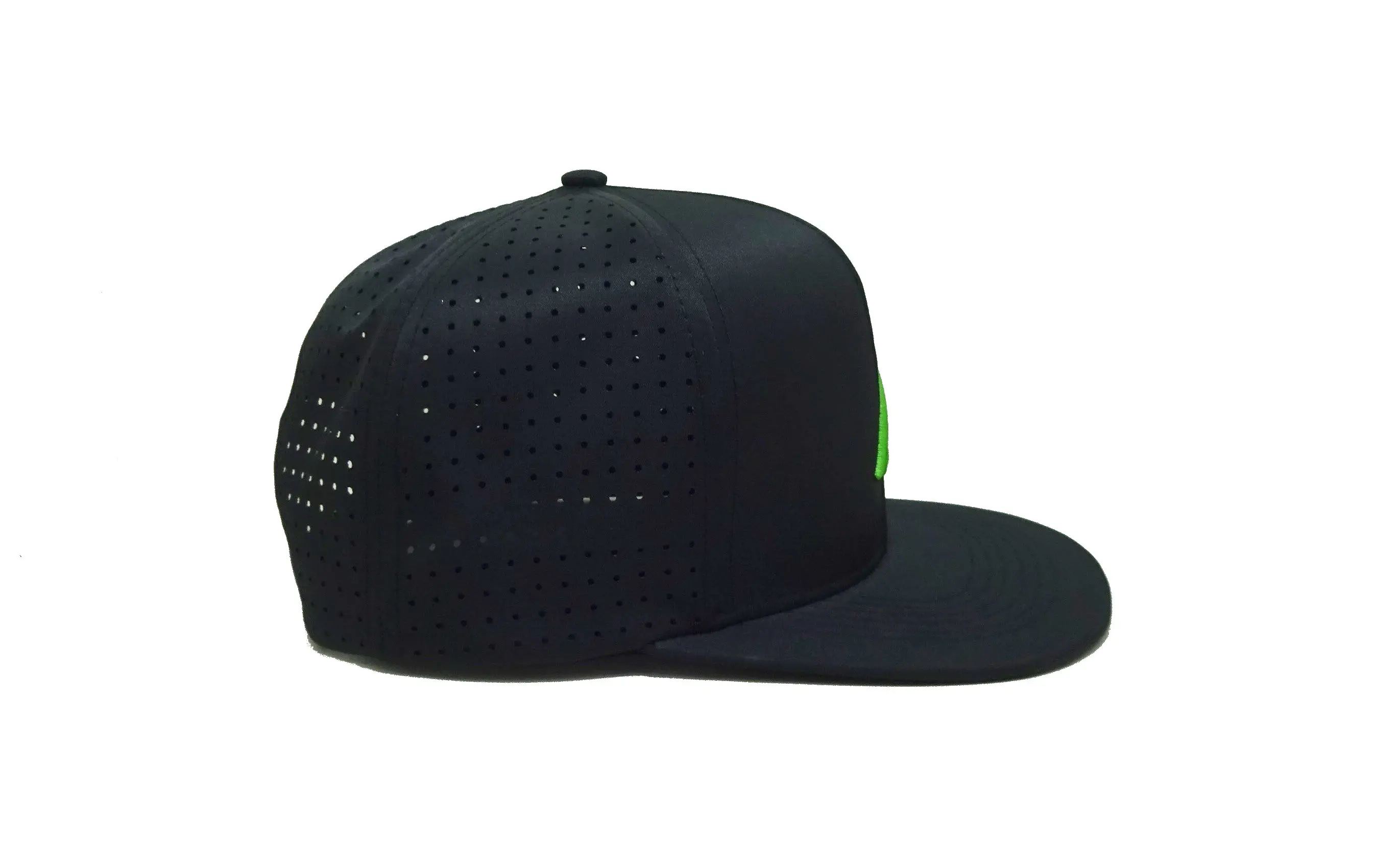 High Form Snapback Hat Custom Embroidery 3D logo Baseball Caps Flat Brim Golf Cap Sport Headwear Vietnam Factory 3