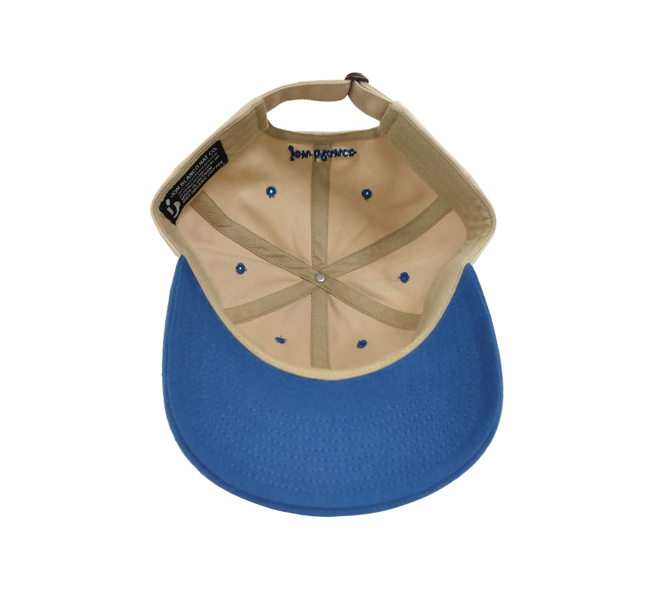 High Quality Plain Blank 6 Panel Baseball Cap Custom Logo Two Tone Cotton Fabric Hiphop Fashion Sports Caps for Unisex 3