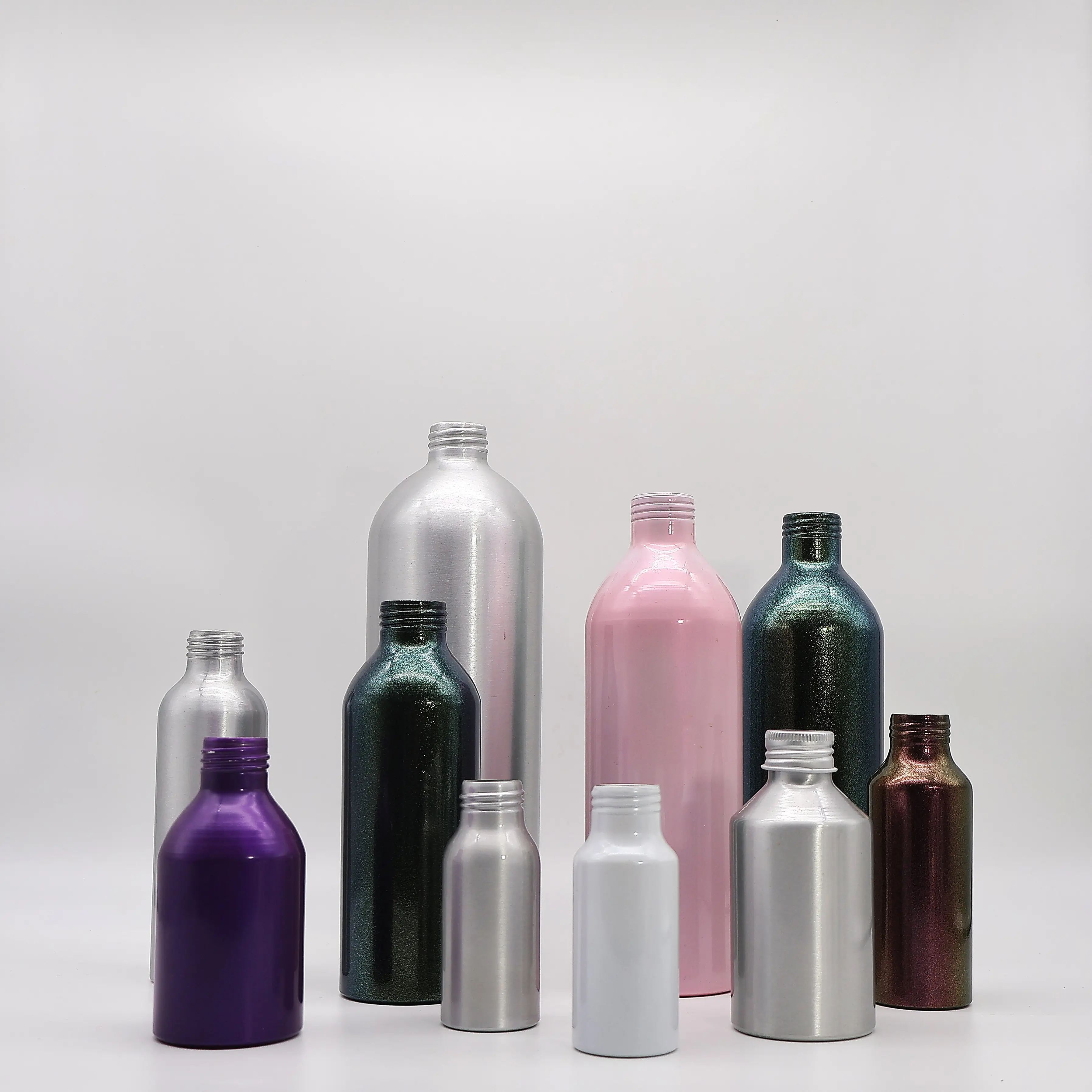 Liquid Essence Aluminum Metal Bottle Wholesale Vietnam Manufacturer Made in Vietnam Factory for Cosmetics Shampoo Conditioner