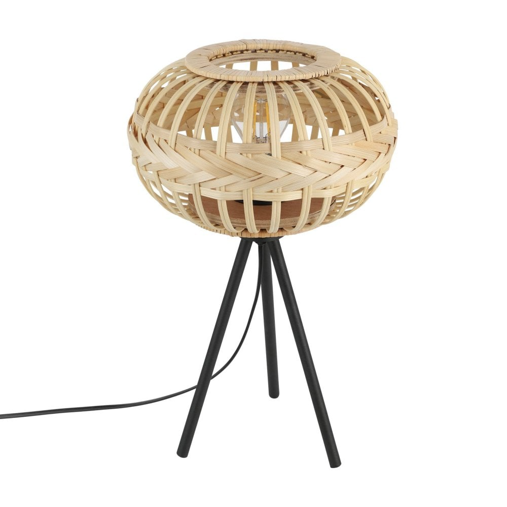 Bamboo Table Lamp, Bamboo Weaving Table Lamp, Lamps made from handmade materials, home decoration accessories, wholesale. 1