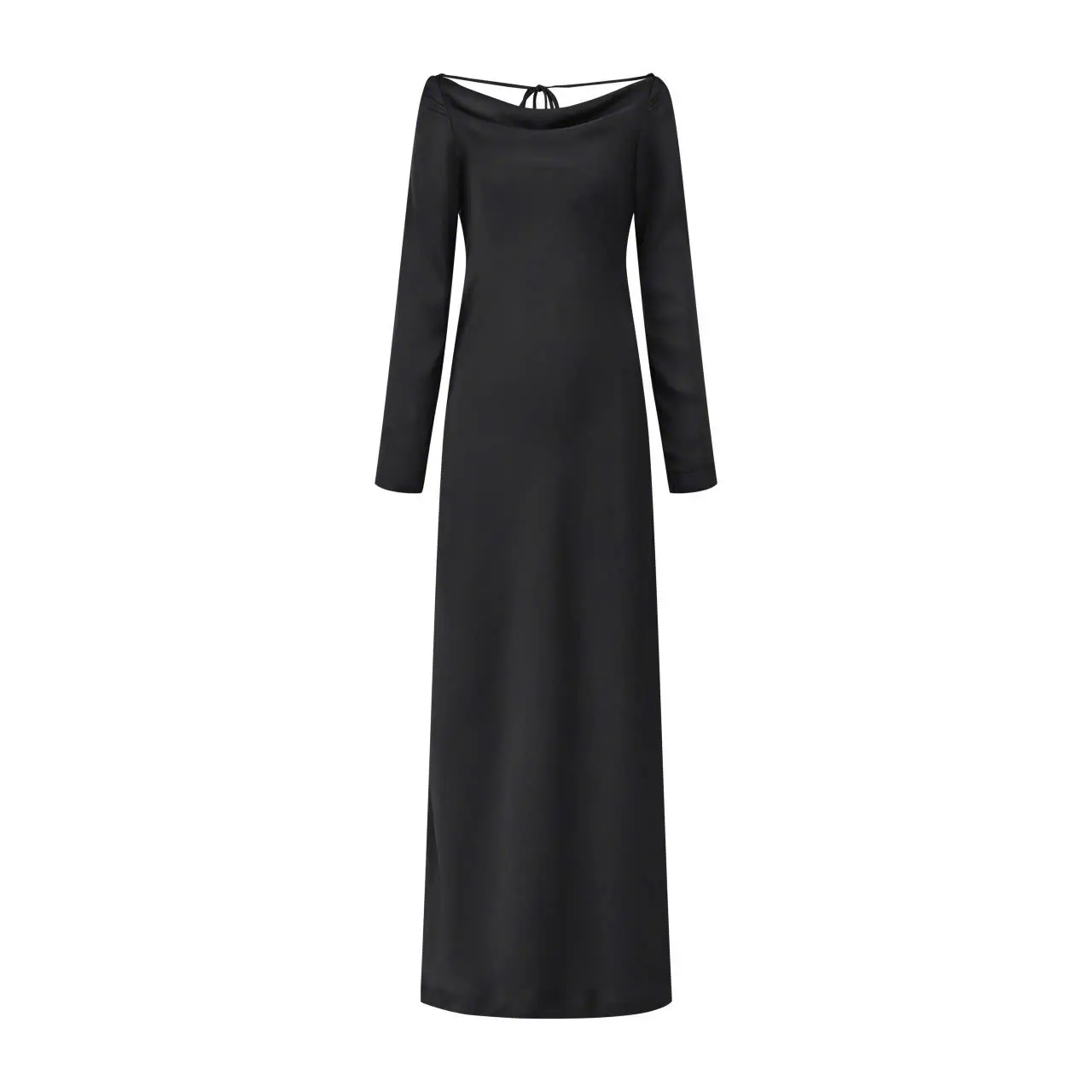 Best Price Charming Fall Collection Charm Black Dress Ladies Women Elegant Style ODM Services Made In VietNam 3