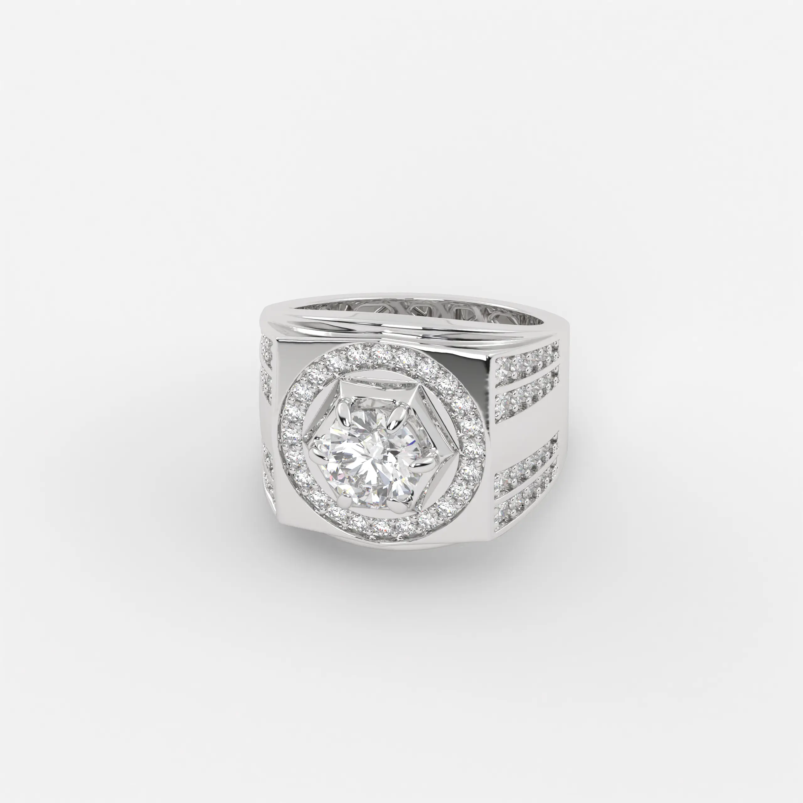 Fashion Luxury Silver Jewelry Ring Light Smart Rings Ruby For Men OEM ODM Manufacture From Vietnam Customize Diamond Fine Ring 4