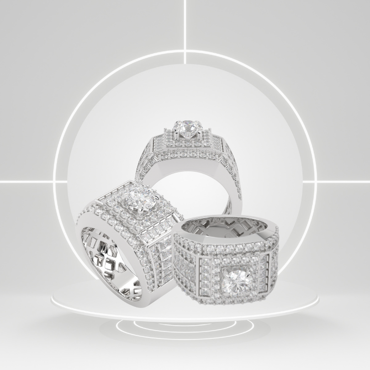 Fine Jewelry Rings Wholesale 8A Zircon Chic Silver Band Ruby Customize Diamond Made In Vietnam Manufacturer 4