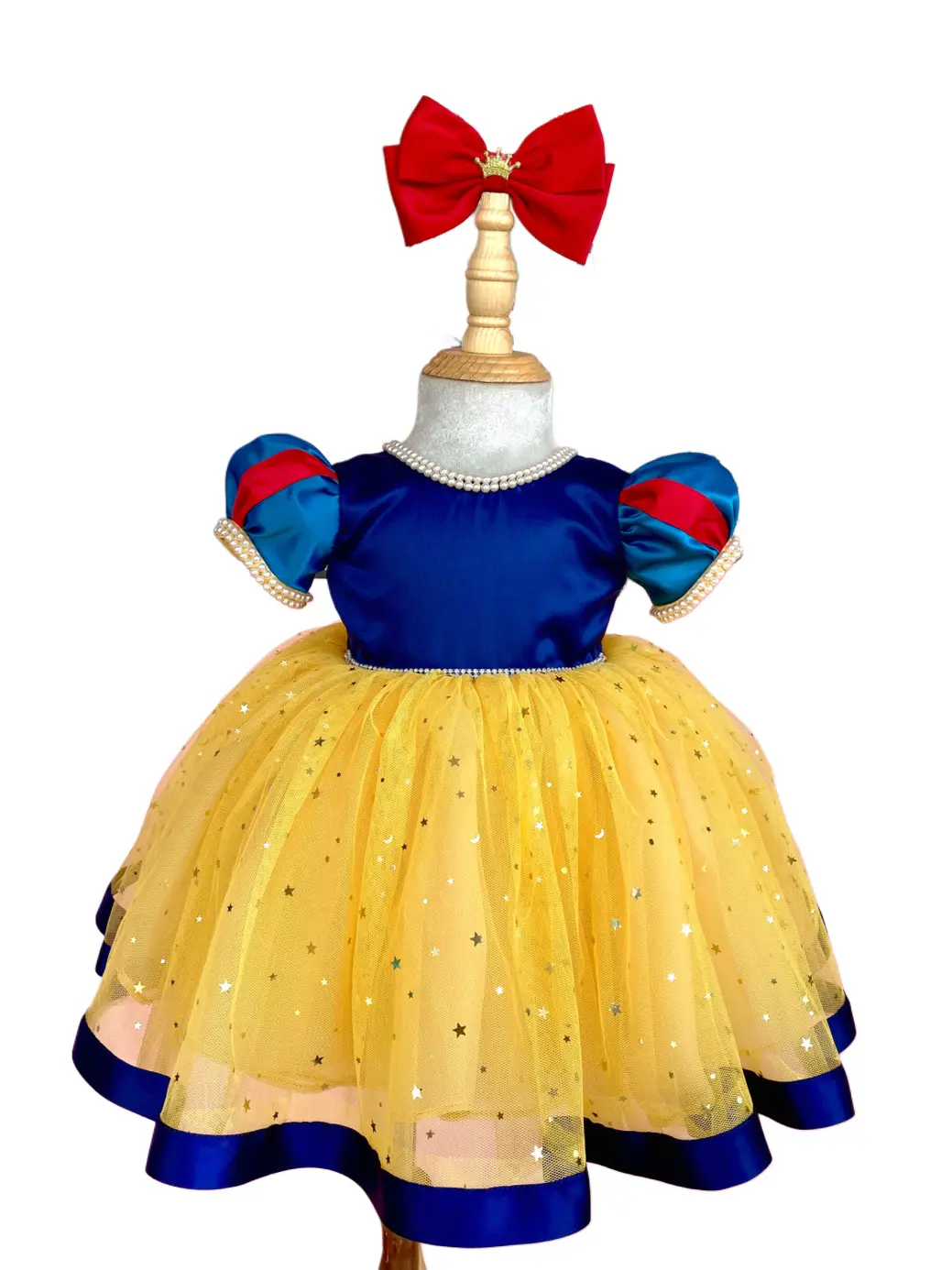 High Quality Girls Dresses Autumn-Winter Spring-Winter Summer-Beaded Princess Mesh OEM ODM Small Made Vietnam for Party Costumes 4