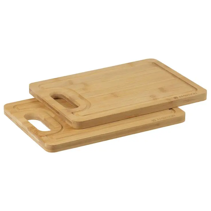 Natural Bamboo Chopping Board is made from natural materials, environmentally friendly, heat resistant, durable and beautiful. 2