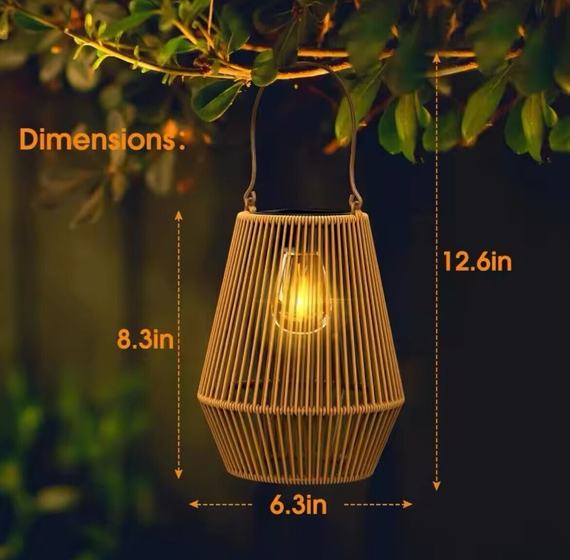 Rattan solar lights, solar lights made from natural materials, handmade lights, home decor, eco-friendly home decor, wholesale. 3