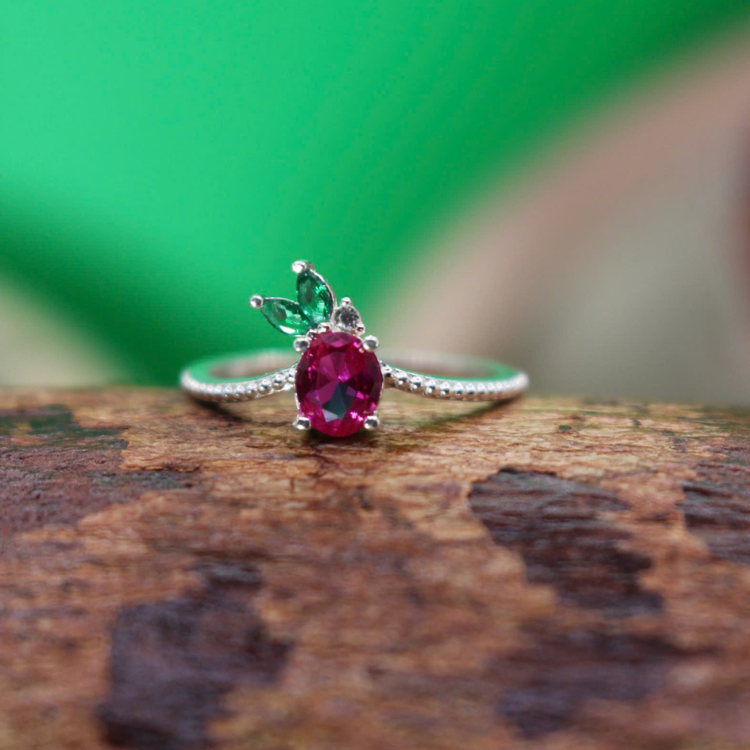 Rings Jewelry Women Fine Rings Polished Silver Perfection Luxury Jewelry Woman Ruby Customize Diamond From Vietnam Manufacturer 1