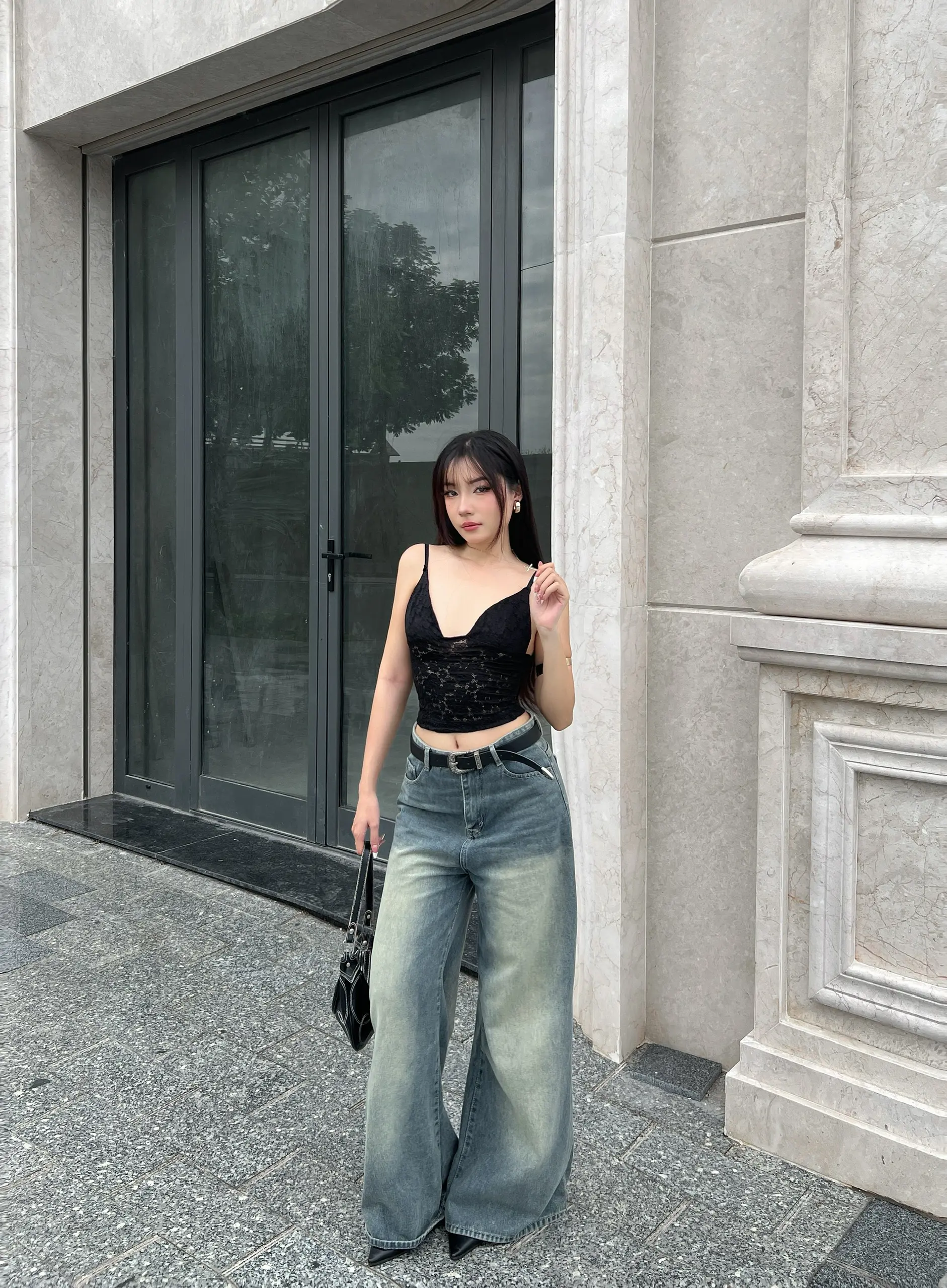 Rosa Basic Lace Spaghetti Strap Top Double-Layered Chest Women's Clothing Shirts Women's T-shirts High Quality Made In Vietnam 6