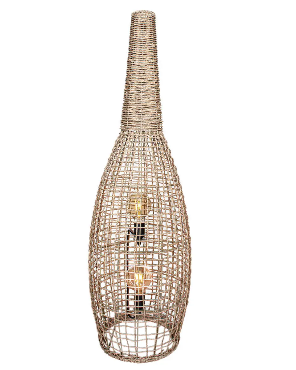 Seagrass Floor Lamp, Lamps made from handmade materials, home decoration accessories, wholesale. 1