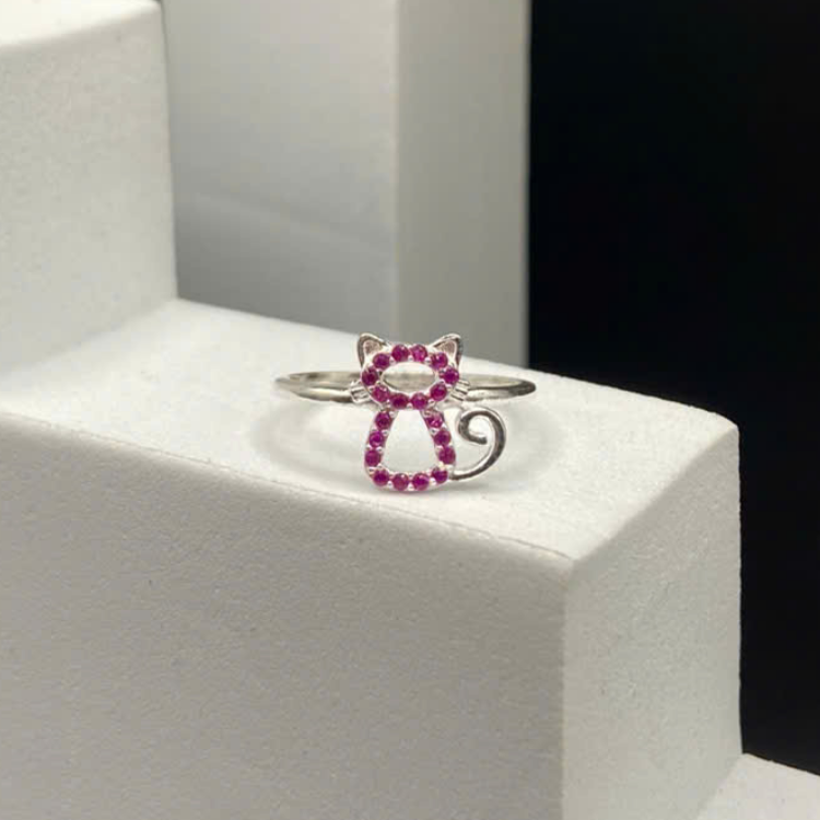 Women'S 925 Silver Rings Fine Jewelry Graceful Silver Craftsmanship Jewelry Rings Ruby Custom Size From Vietnam Manufacturer 1