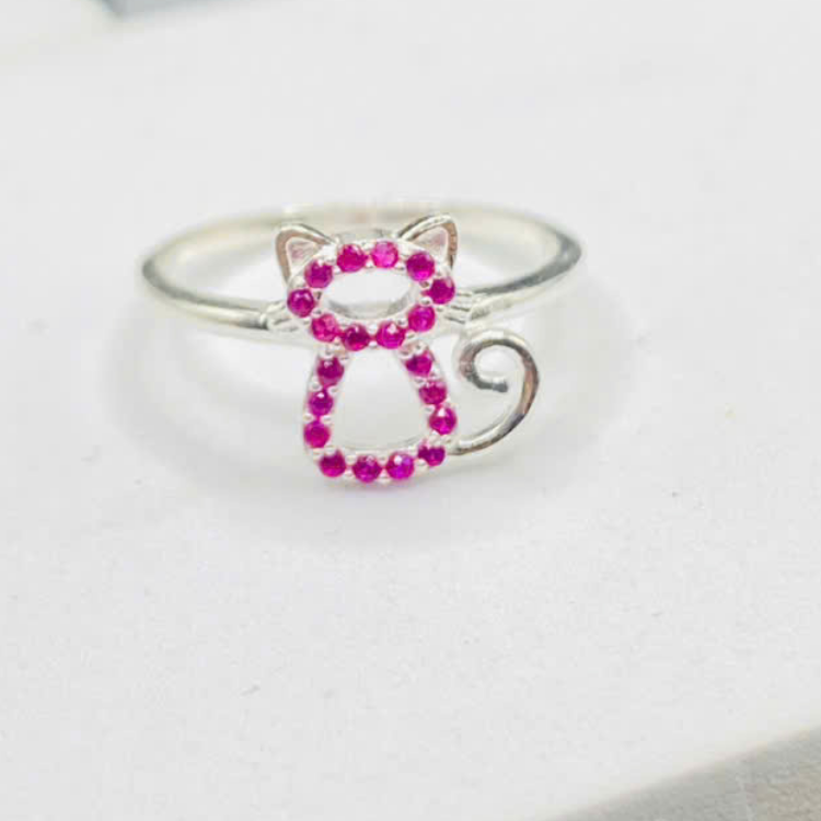 Women'S 925 Silver Rings Fine Jewelry Graceful Silver Craftsmanship Jewelry Rings Ruby Custom Size From Vietnam Manufacturer 6
