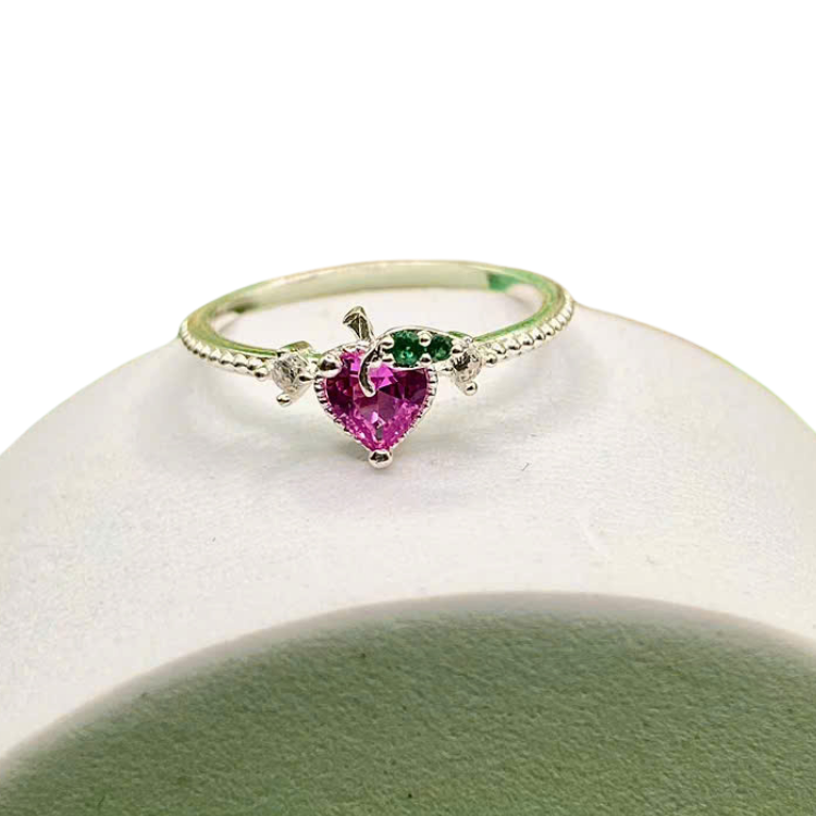 Women'S 925 Silver Rings Trendy Polished Silver Perfection Luxury Jewelry Woman Ruby Custom Design Made In Vietnam Manufacturer 1