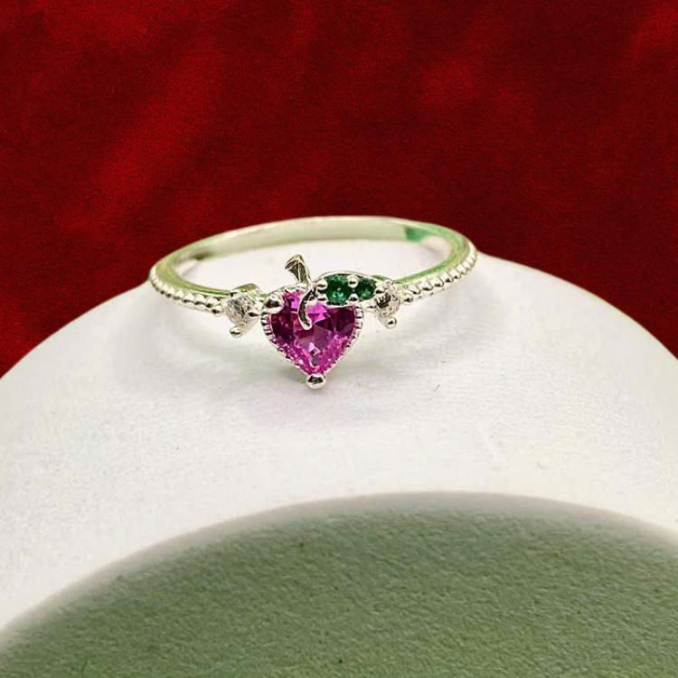 Women'S 925 Silver Rings Trendy Polished Silver Perfection Luxury Jewelry Woman Ruby Custom Design Made In Vietnam Manufacturer 2