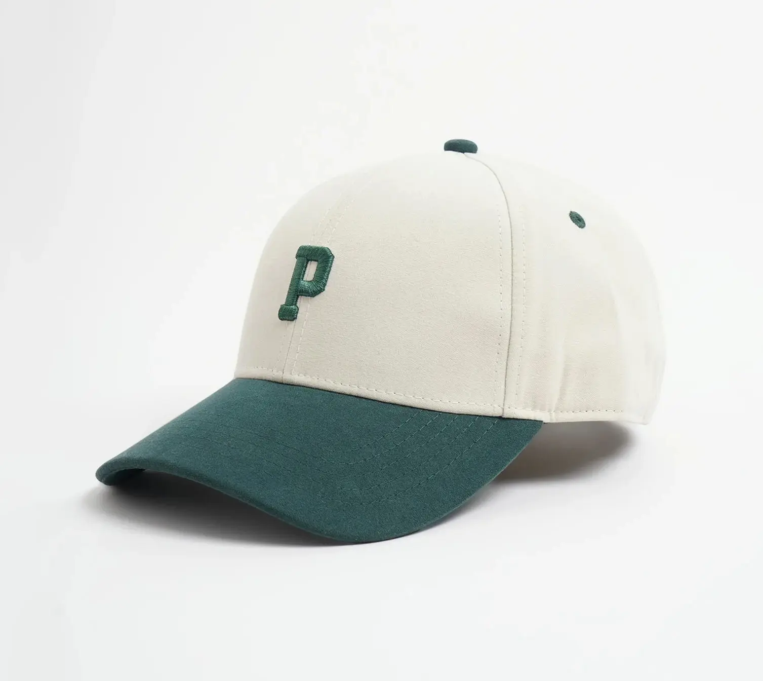 Wholesale Customize High Quality Two Tone Cotton Baseball Cap Promotional Hip Hop Fashion Sports Cap for Unisex 3