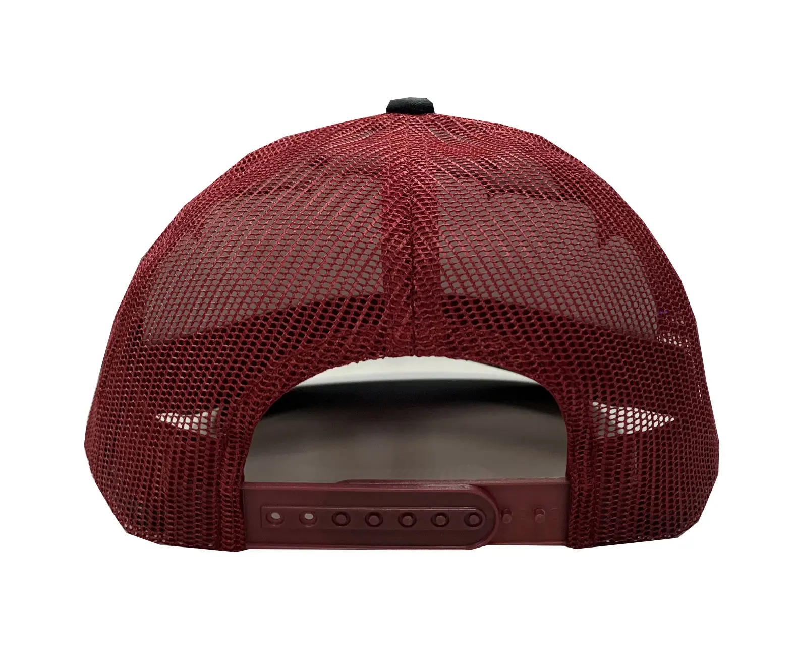 Wholesale Snapback Caps 6-panel Rubber Logo High Quality Mix Black/Red Color Trucker Hat for Men in Vietnam Factory 6