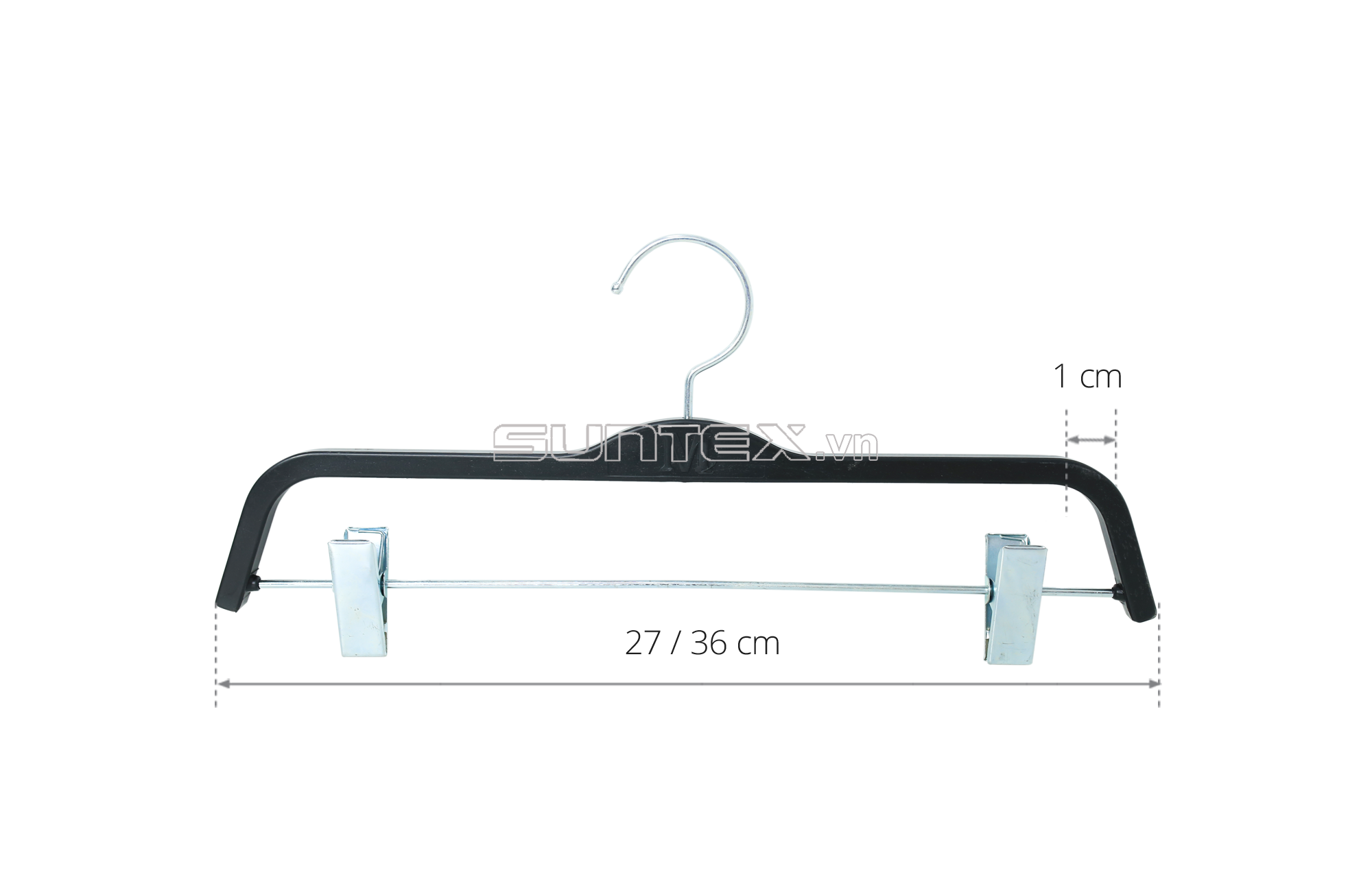 Plastic Hanger Luxury Fast Delivery Oem For Clothes Natural Color Customized Packaging Vietnam Manufacturer