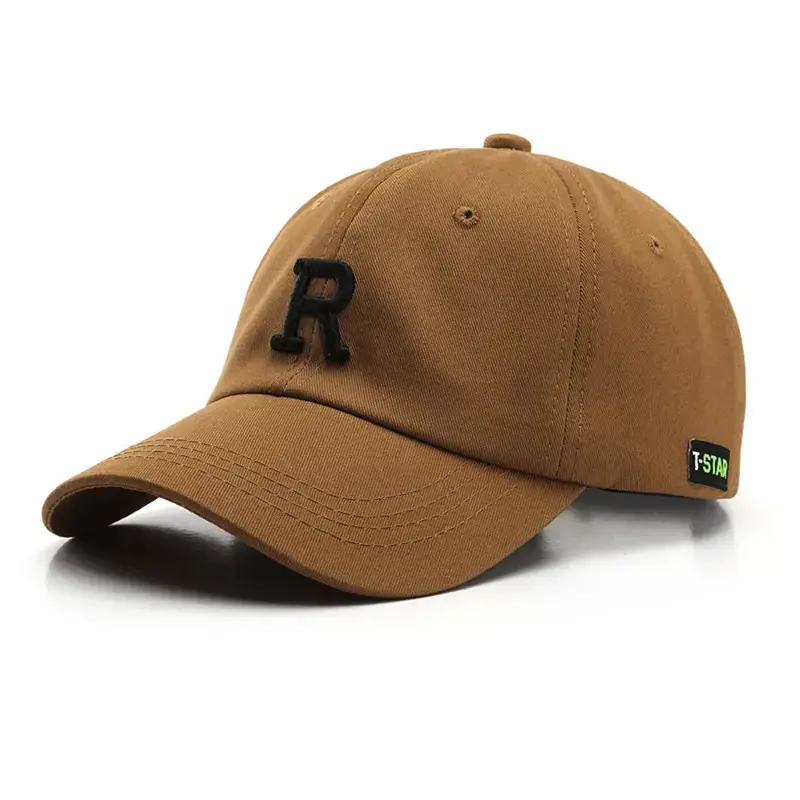 100% Cotton 3D Embroidered Logo 6 Panels Wholesale Fisherman Baseball Cap Outdoor Travel Golf Shade Multi Color Baseball Cap