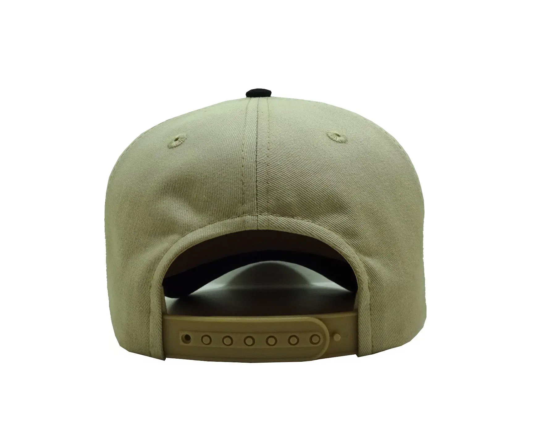 100% Cotton Color Beige Black Color 5 Panel Custom Logo Baseball Cap Woven Patch Logo Outdoor Travel Golf Shade Baseball Cap 6