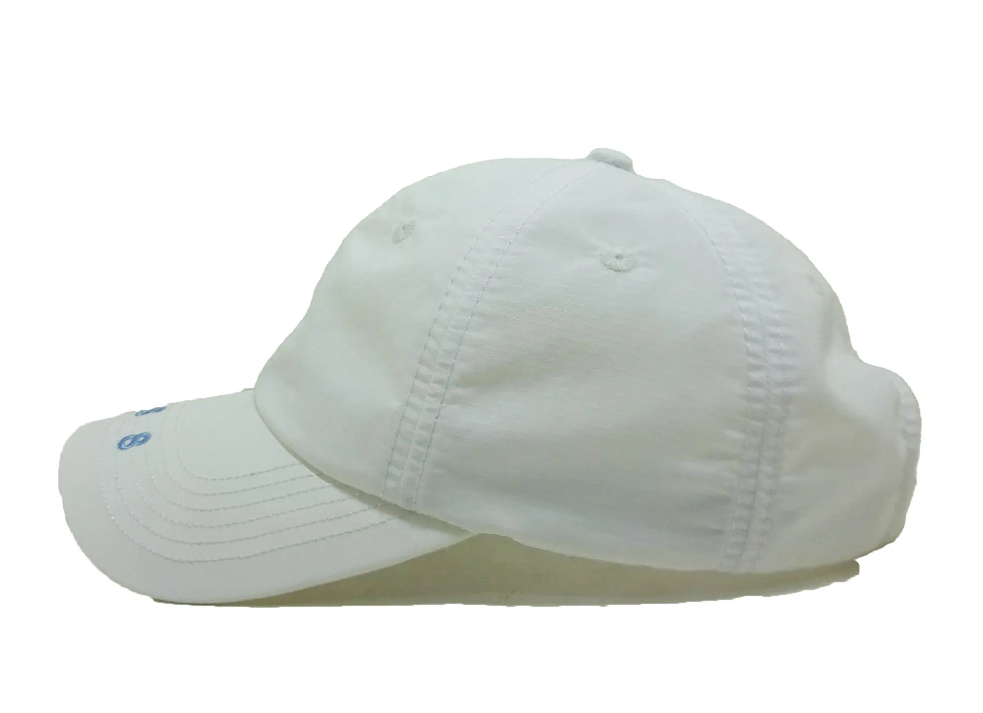 100% Polyester Ripstop Baseball Gym Hats for Promotional Brand name Lightweight and Waterproof Caps White and Black Color 5