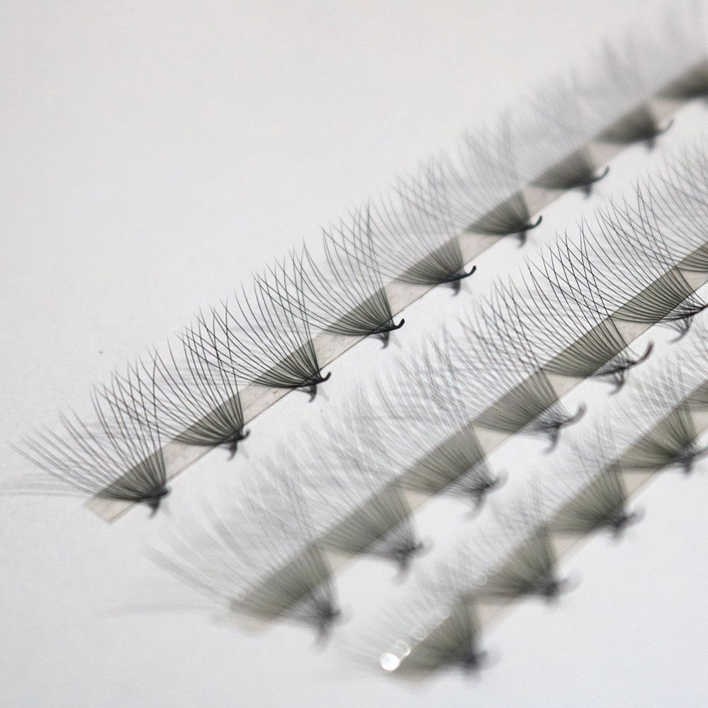 Best Price Mix Length Hand Made Silk Soft Professional 0.03mm Thickness ULTRA-SPEED PROMADE FANS 16D 0.03 Fan Eyelashes