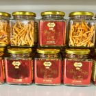 New Health gift set Korean ginseng soaked in honey + Tea, Venus cordyceps wine 2
