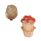 Top Product Fruit Basket Wood Clothes Dirty Laundry Basket Storage Baskets Bins Hand-Made Products Eco-Friendly Material 3