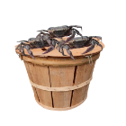 Bulk Price Wood Basket Laundry Basket Storage Baskets Organizer Hand-Made Products Eco-Friendly Material Viet Nam Manufacturer 2