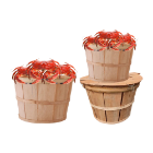 Top Product Fruit Basket Wood Clothes Dirty Laundry Basket Storage Baskets Bins Hand-Made Products Eco-Friendly Material (copy) 4