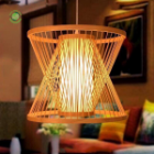 Bamboo Lampshade, Lamps made from handmade materials, home decoration accessories, wholesale. 3