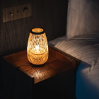 Bamboo Table Lamp Flower Bud, Lamps made from handmade materials, home decoration accessories, wholesale. 4