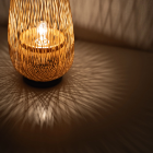 Bamboo Table Lamp Flower Bud, Lamps made from handmade materials, home decoration accessories, wholesale. 3