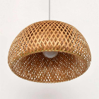 Bamboo Woven Lantern Lampshade Ceiling Light, Lamps made from handmade materials, home decoration accessories, wholesale. 1