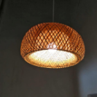 Bamboo Woven Lantern Lampshade Ceiling Light, Lamps made from handmade materials, home decoration accessories, wholesale. 3