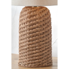 Brown Woven Seagrass Table Lamp, Lamps made from handmade materials, home decoration accessories, wholesale. 4